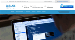 Desktop Screenshot of infoss.hr